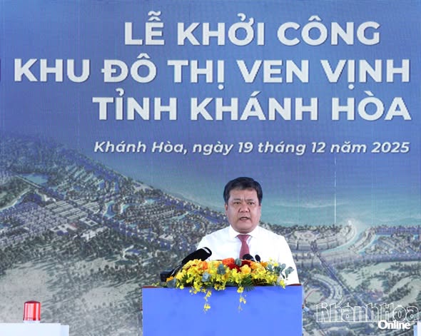 Hình ảnh lễ khởi công khu đô thị ven vịnh tỉnh Khánh Hòa