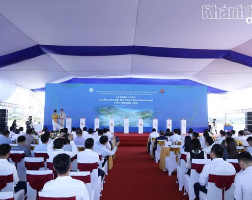 Hình ảnh lễ khởi công khu đô thị ven vịnh tỉnh Khánh Hòa