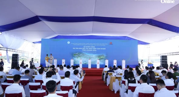 Hình ảnh lễ khởi công khu đô thị ven vịnh tỉnh Khánh Hòa